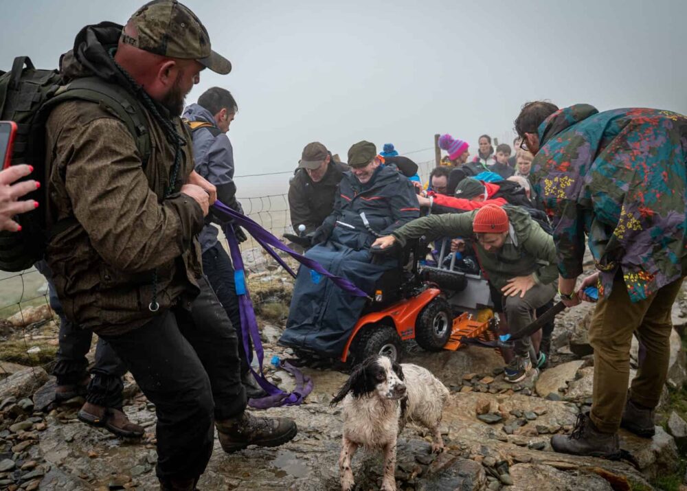 Ian Flatt at Snowdon