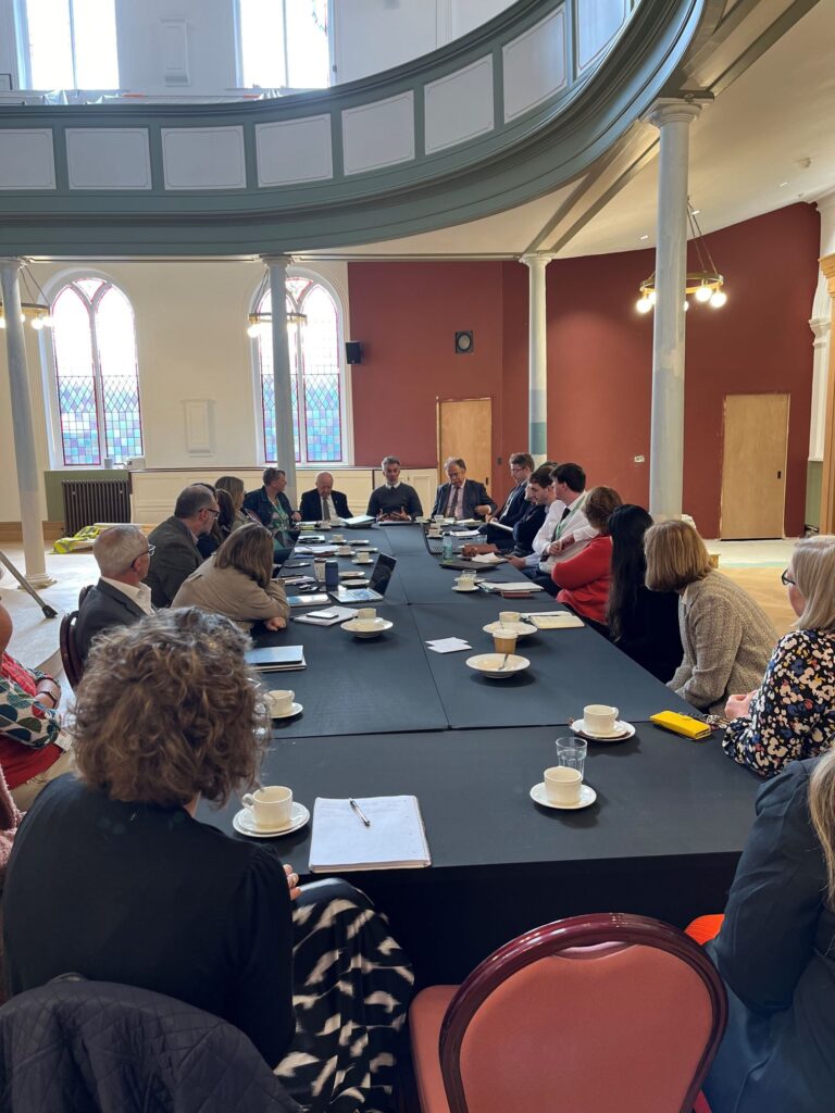 David Skaith meeting at the Wesley Centre in Malton
